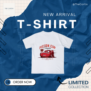 The Cortix Piston Cup Champion T-Shirt – Áo Phông Racing McQueen