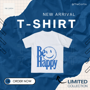 The Cortix Be Happy Smile T-Shirt